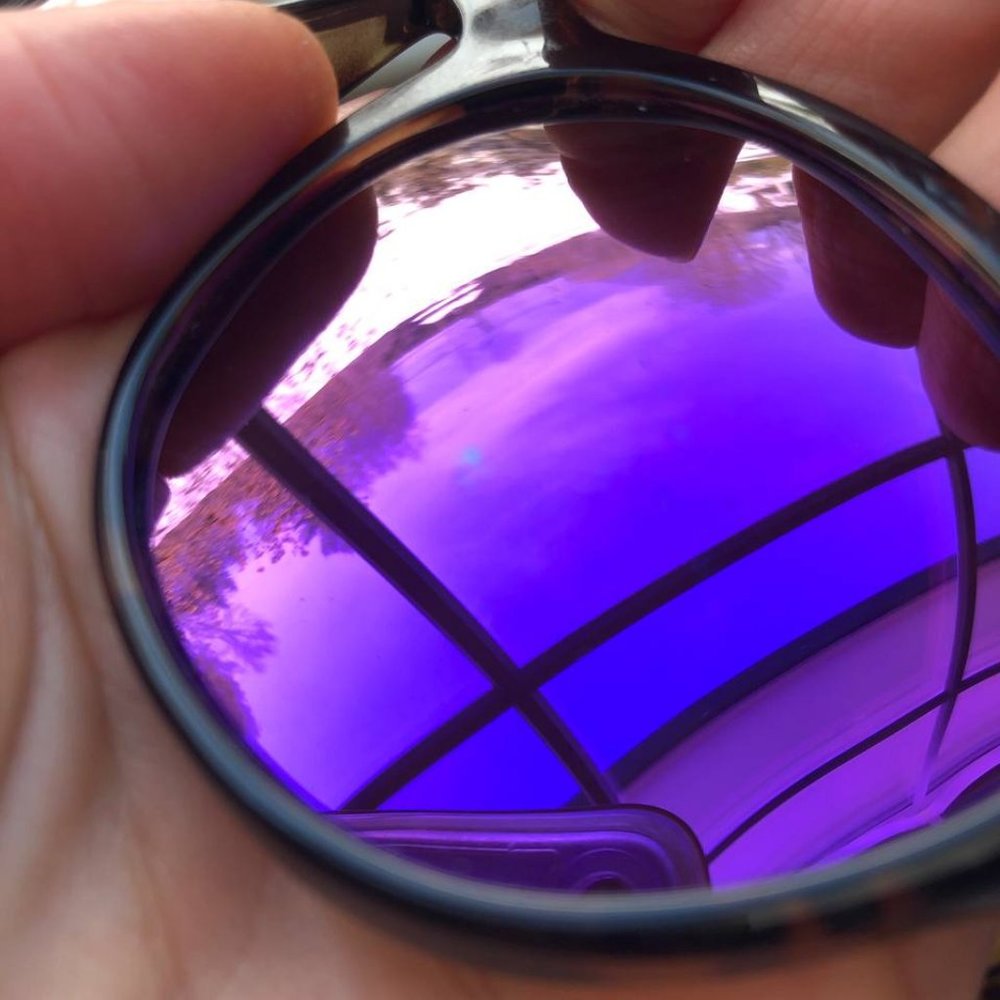 Makanis Women's Sunglasses SUN-MK-TOP Purple Lenses - Picture 5 of 7